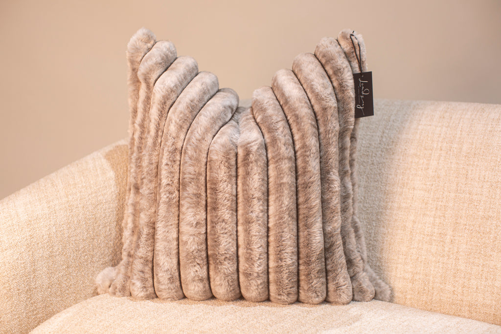 Mont Blanc Fur Pillow – 24” x 24”