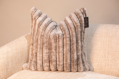 Mont Blanc Fur Pillow – 24” x 24”