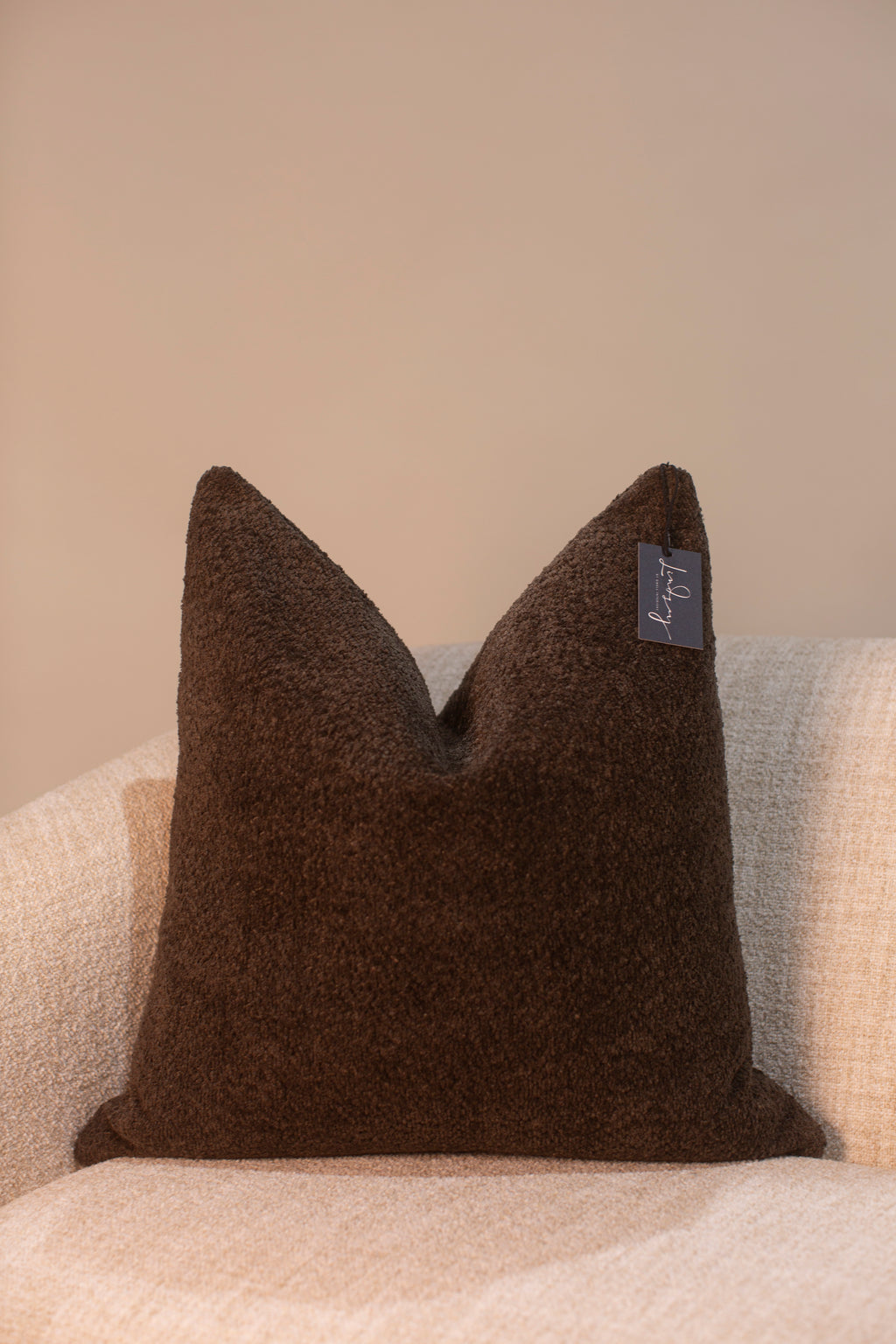 Swiss Chocolate Pillow - 24” x 24”